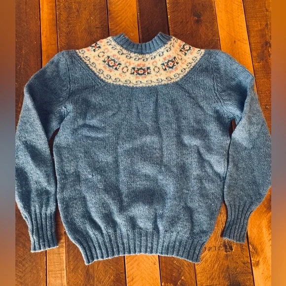 Vintage women’s Deans of Scotland 100% Shetland Wool size small 38 - Picture 3 of 4